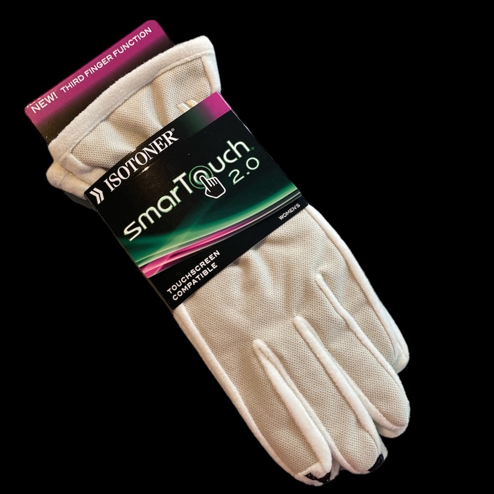 NWT Women's Isotoner Smart Touch 2.0 Oyster Color Gloves -  M/L